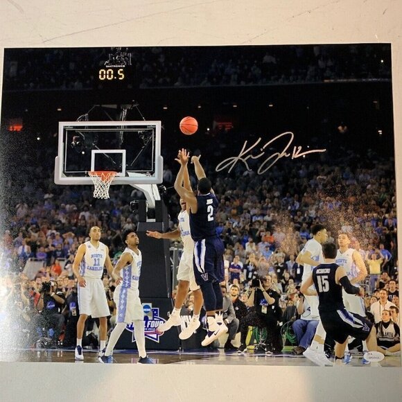 Kris Jenkins Autograph Signed Villanova Wildcats The Shot 16x20 Photo JSA - Picture 1 of 3